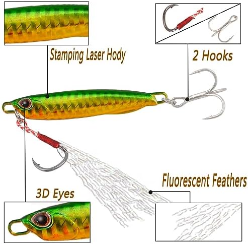 Jigs señuelos bass ciprínidos hundimiento cucharas metal micro