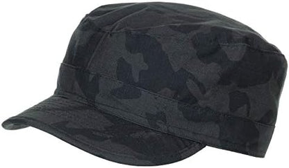 Gorra campo ripstop negra militar pesca exterior protección sol