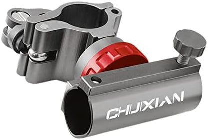 Soporte caña antióxido ajustable aleación aluminio montaje silla pesca accesorio