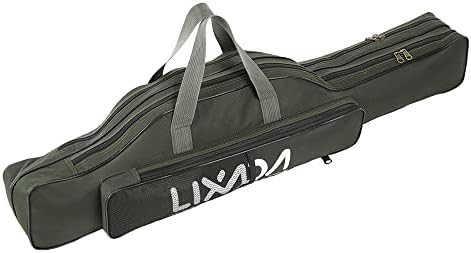 Mochila pesca 2 soportes cañas 17.4L equipo trucha camping