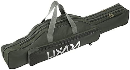 Mochila pesca 2 soportes cañas 17.4L equipo trucha camping