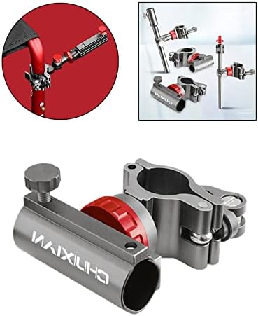 Soporte caña antióxido ajustable aleación aluminio montaje silla pesca accesorio