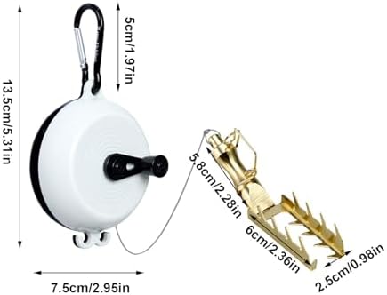 Recuperador señuelos pesca rescate cebos perdido portátil compacto