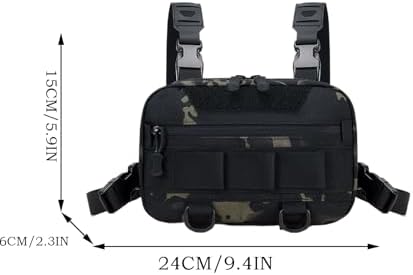 Pecho pack pesca impermeable mochila portátil gran capacidad deportes exteriores