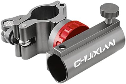 Soporte caña antióxido ajustable aleación aluminio montaje silla pesca accesorio